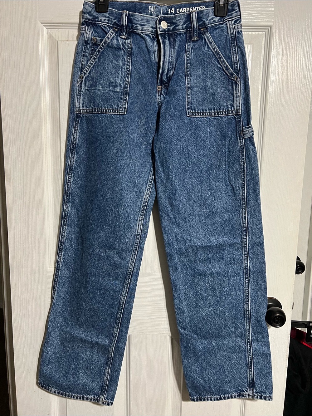 GAP Relaxed Carpenter Jeans in Dark Blue